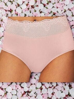 Bali Modern Seamless Lace Trim Panties Sz Small (5)~ 3 Pair NWT